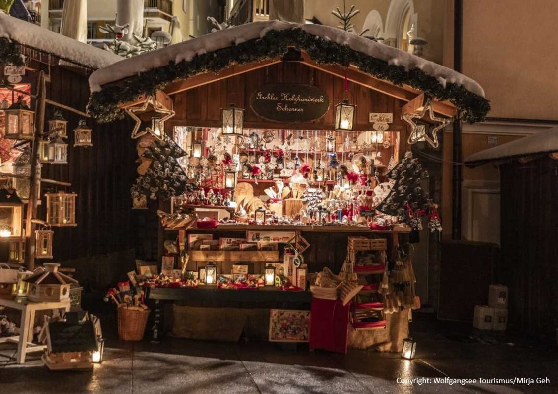 Bad Ischl, Wolfgangsee in advent Salzkammerguta