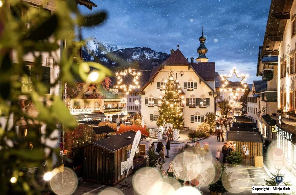 Bad Ischl, Wolfgangsee in advent Salzkammerguta