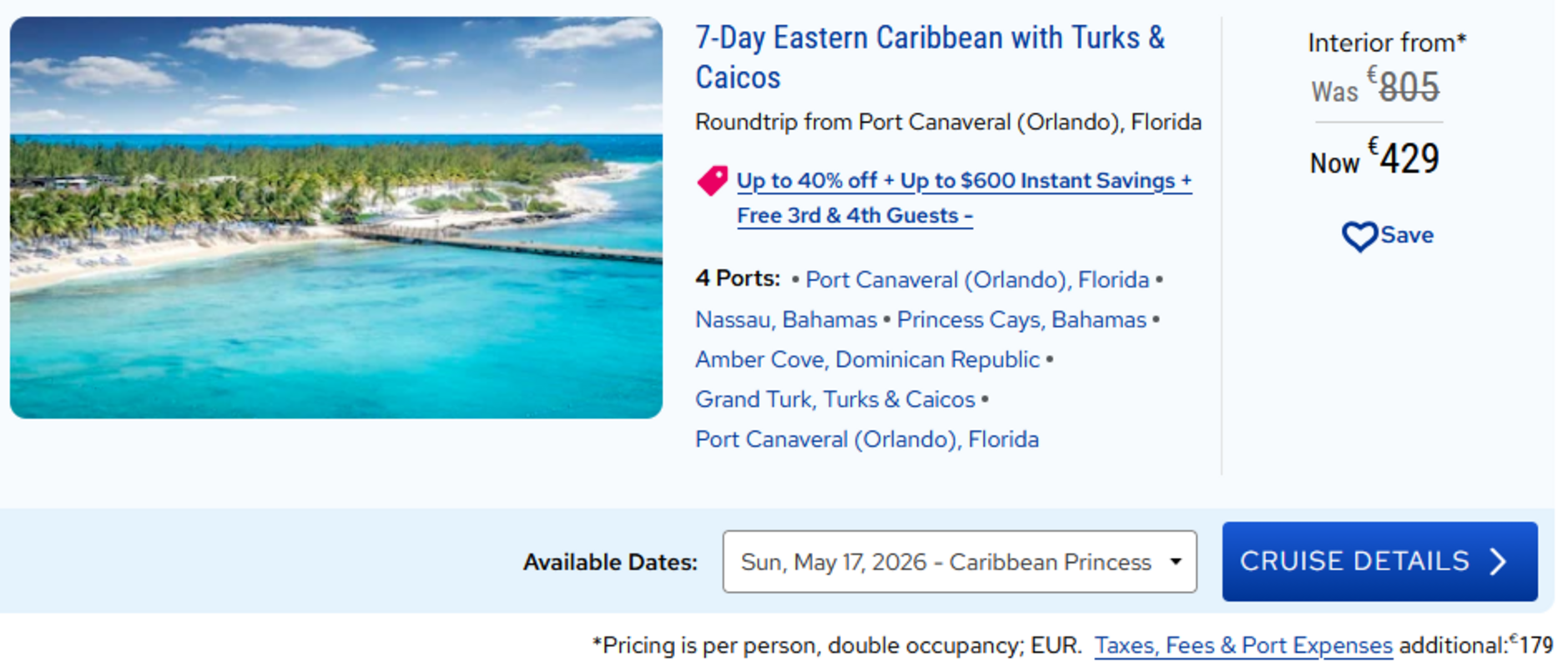 INDIVIDUALNA KRIŽARJENJA PO KARIBIH