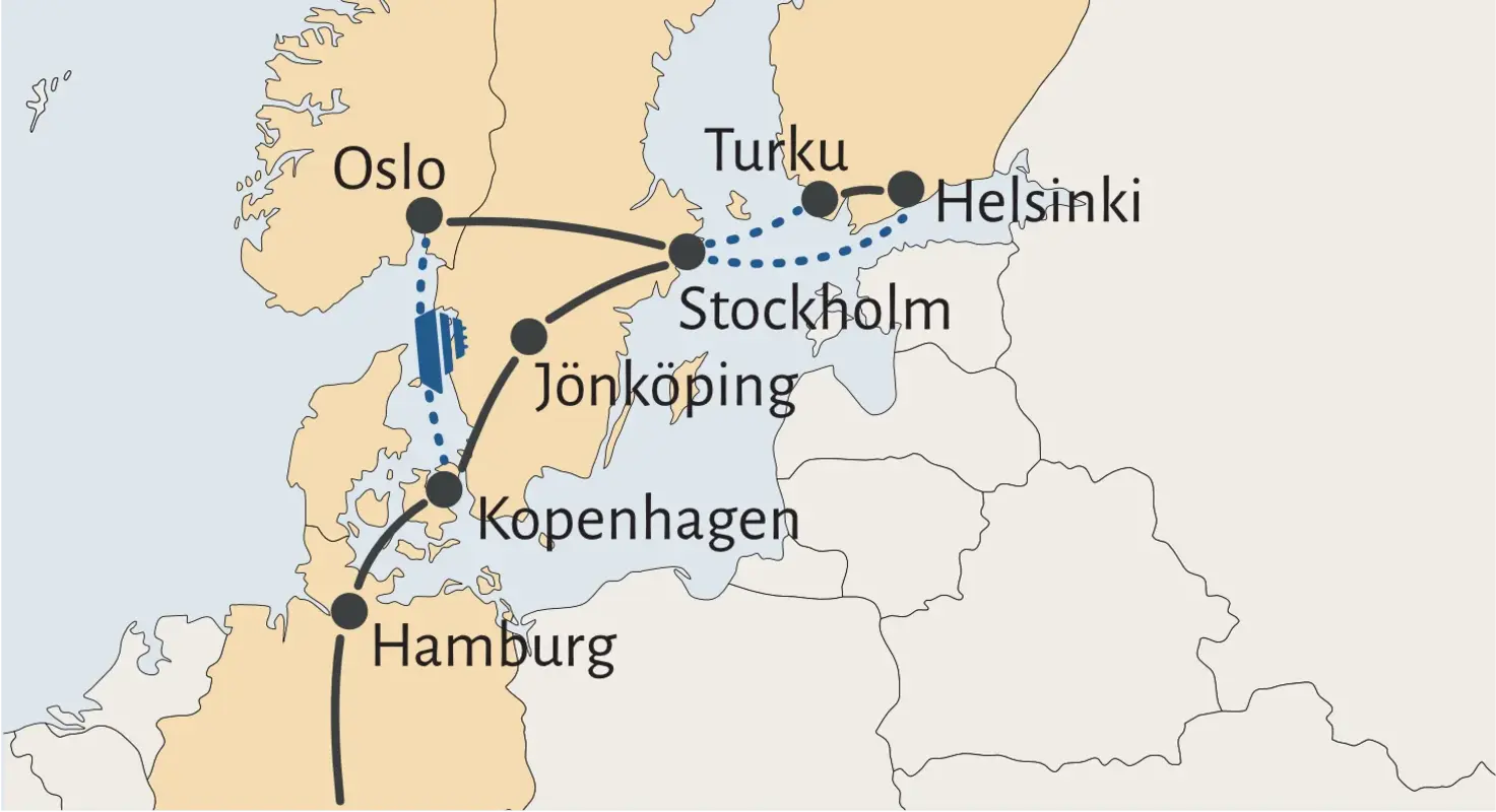 Skandinavske prestolnice