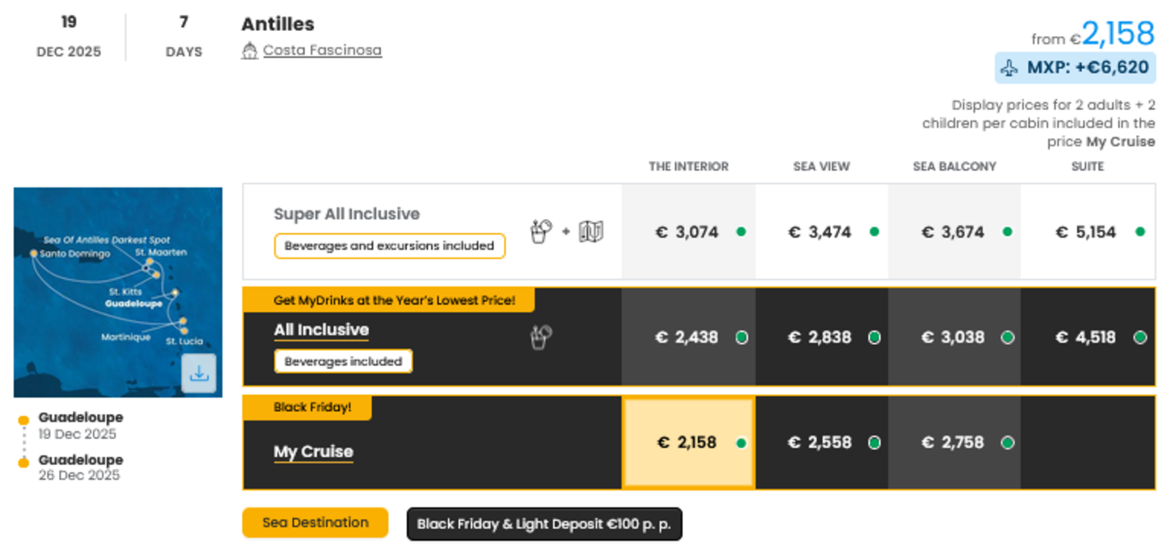 COSTA - INDIVIDUALNE PONUDBE ZA DRUŽINE