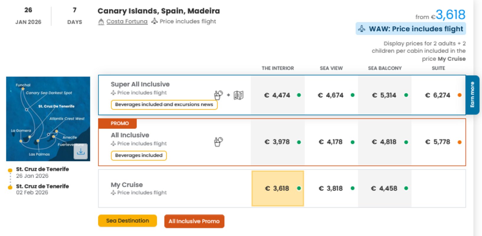 COSTA - INDIVIDUALNE PONUDBE ZA DRUŽINE