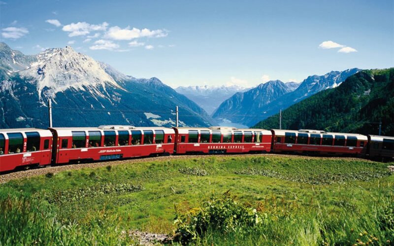Bernina ekspres, Brescia, jezero Iseo in Švica